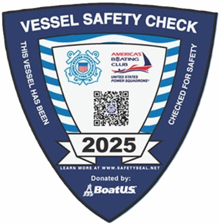 2023 Vessel Safety Check Decal