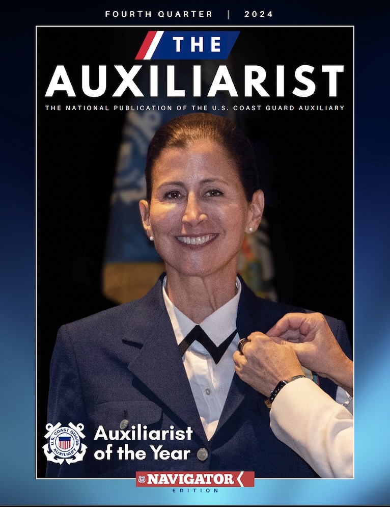 The Auxiliarist cover - The US Coast Guard Auxiliary Quarterly Magazine